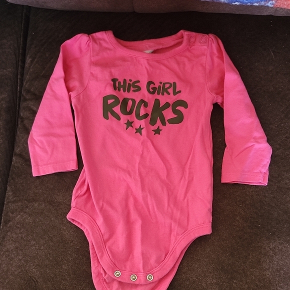 Garanimals Pink 'This Girl Rocks' Bodysuit - Picture 1 of 1